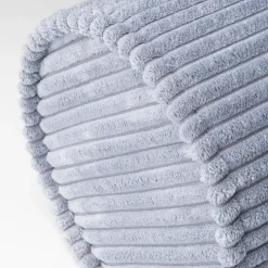 Coussin rouleau en velours côtelé blueberry 55x18cm Cushion - Wigiwama