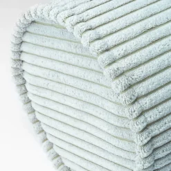 Coussin rouleau en velours côtelé peppermint green 55x18cm Cushion - Wigiwama