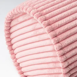 Coussin rouleau en velours côtelé rose 55x18cm Cushion - Wigiwama
