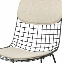 Coussins écrus pour chaise Wire - HKliving