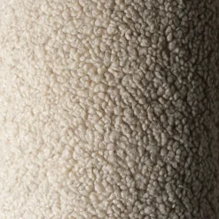 Coussin étoile en sherpa bouclé biscuit 37x40x10cm Cushion - Wigiwama
