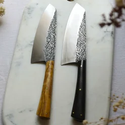 Couteau de chef en bois d'ébène et inox Z40 29 cm Enzo - Atelier Miguel