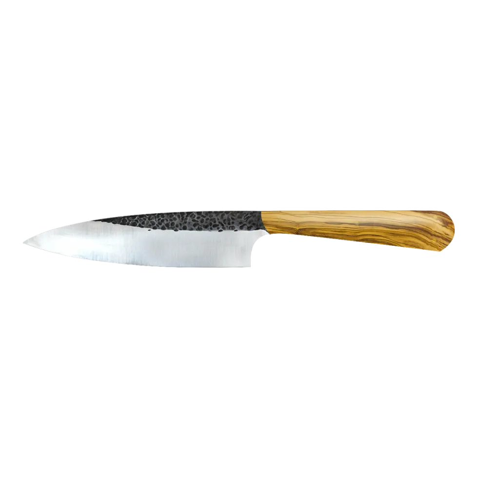 Couteau de chef en bois d'olivier et inox Z40 29 cm Big tom - Atelier Miguel