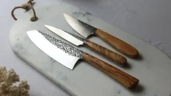 Couteau d'office en bois d'ébène et inox Z40 22 cm Jordi - Atelier Miguel