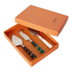3 Couteaux à fromage en acier et résine Coast Vaisselle 70's - HKliving