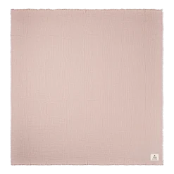 Couvre lit en coton terracotta et blanc 250x240cm Fino - Ferm living