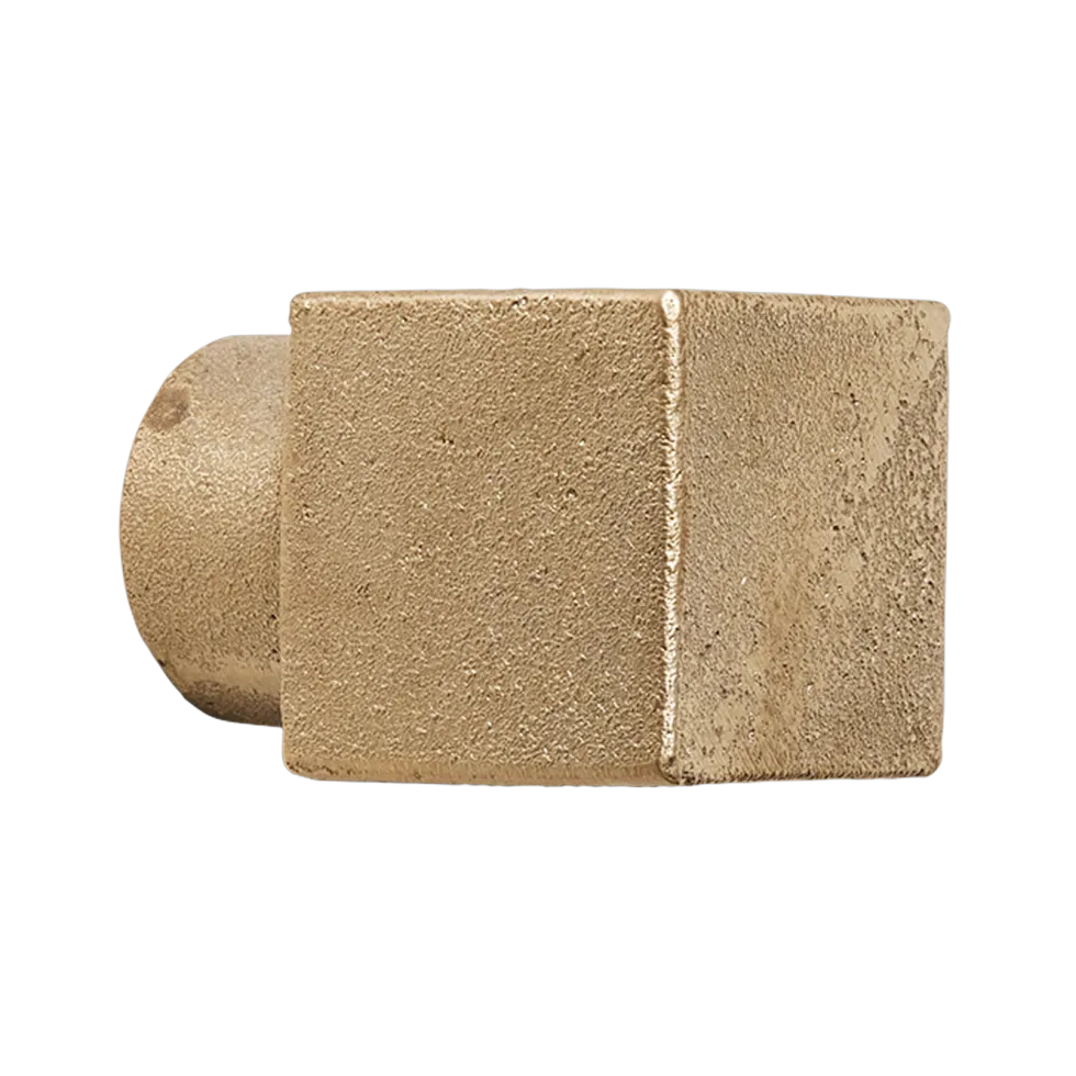 Crochet carré en laiton massif moulé 2,5cm - Ferm Living