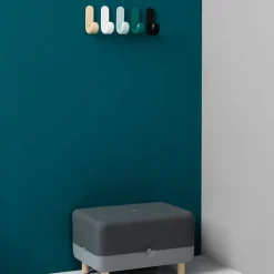 Crochet en frêne noir Curve noir - Normann Copenhagen