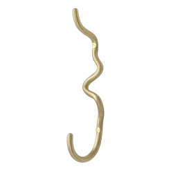 Crochet en laiton massif doré 3 x 19,7 x 5,8 cm Curvature - Ferm Living