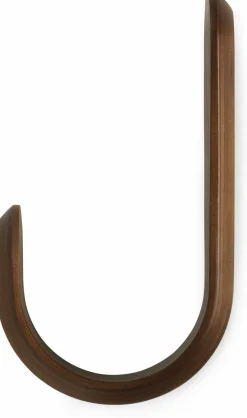 Crochet en noyer marron Curve Walnut - Normann Copenhagen
