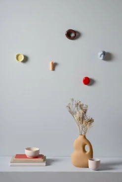 Crochet mural prune Le Poulpe Fossil - Schneid Studio