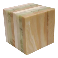 Cube en onyx 40x40x40cm Helena - Studio Gaïa