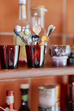4 Cuillères en céramique L Breeze - HKliving