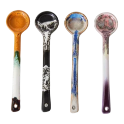 4 Cuillères en grès Force Vaisselle 70's - HKliving