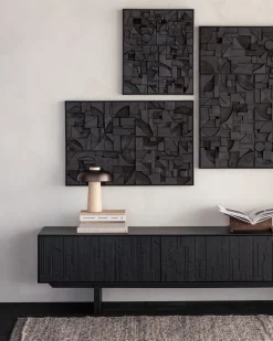 Décoration murale en acajou 120x90cm Bricks - Ethnicraft Accessories