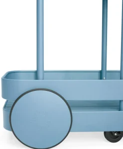 Desserte avec lampadaire en aluminium bleu clair 78 x 55 cm Jolly Trolley- Fatboy
