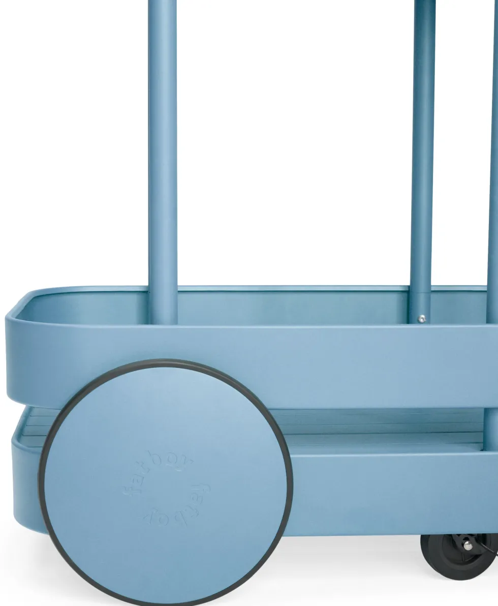 Desserte avec lampadaire en aluminium bleu clair 78 x 55 cm Jolly Trolley- Fatboy