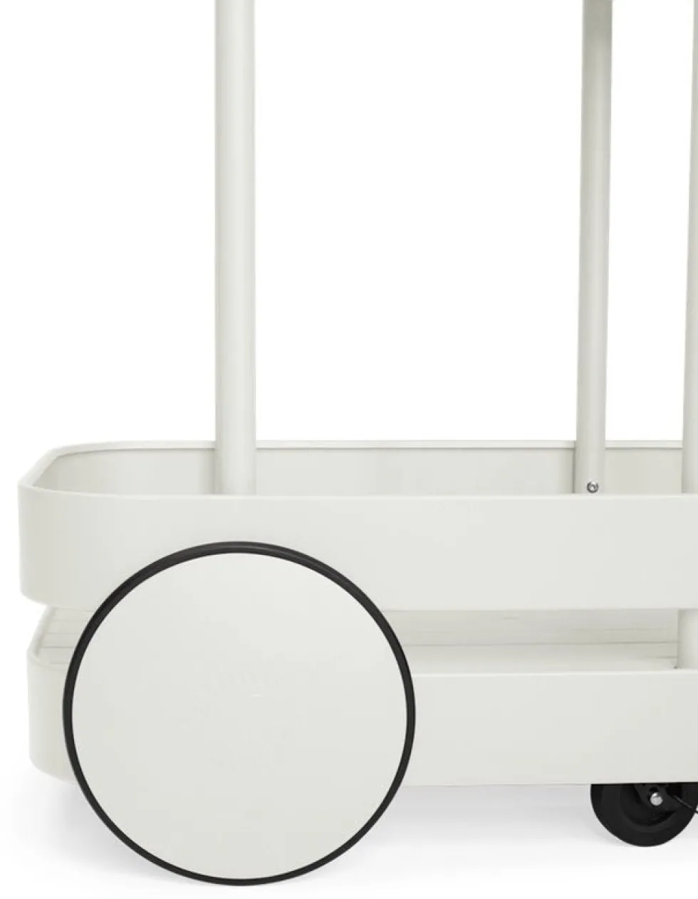 Desserte avec lampadaire en aluminium gris clair 78 x 55 cm Jolly Trolley- Fatboy
