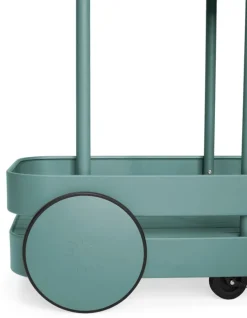 Desserte avec lampadaire en aluminium vert sauge 78 x 55 cm Jolly Trolley- Fatboy