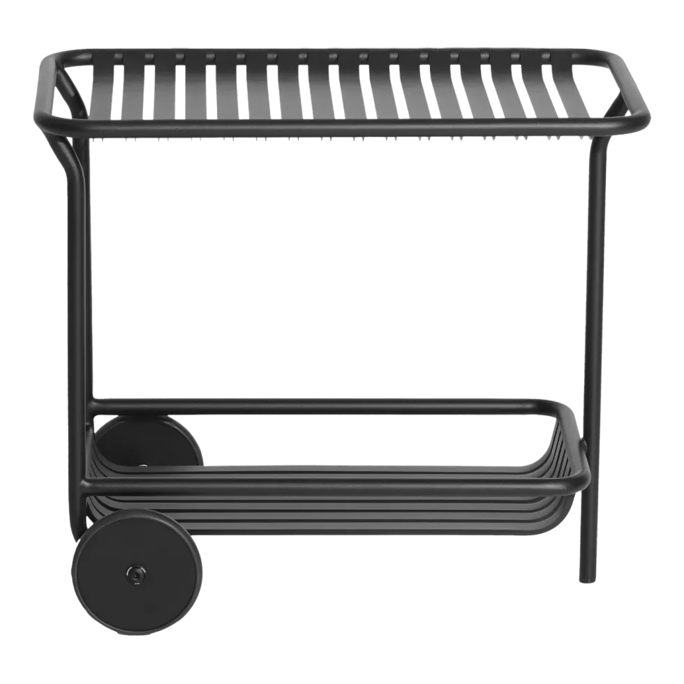 Desserte de jardin noire finition mate Week end - Petite friture