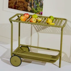 Desserte de jardin vert bouteille finition mate Week end - Petite friture