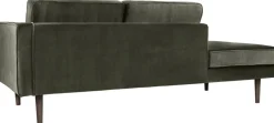 Divan droit en polyester grape leaf green 88x200 cm Wind - Broste Copenhagen