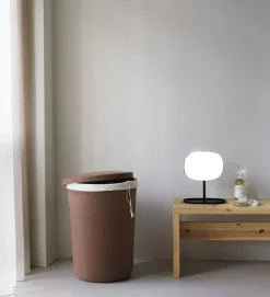 Doublure en coton blanc pour panier à linge Hide - Normann Copenhagen