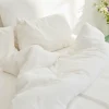 Drap housse en gaze de coton milk 140 x 200 cm - The Cool Republic