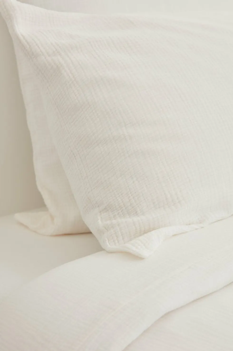 Drap housse en gaze de coton milk 140 x 200 cm - The Cool Republic