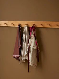 Easypeasy Torchon Beige/Rouge - Hübsch
