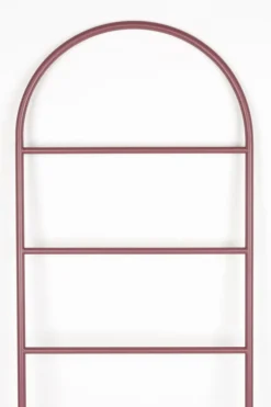 Echelle en acier bordeaux 2,5x45x165,5cm Tess - Zuiver
