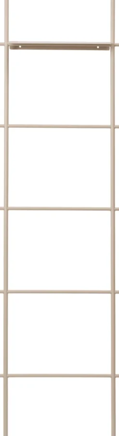 Echelle pour serviettes en fer thermolaqué beige 45x15x165cm Dora - Ferm living