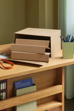 Elo Ring Binder Box Natural - Hübsch
