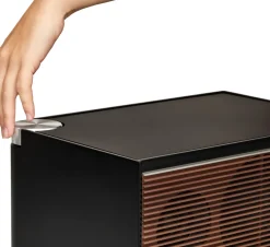 Enceinte en bois multiplis et noyer naturel 36x25x16cm PR Link - La Boite concept