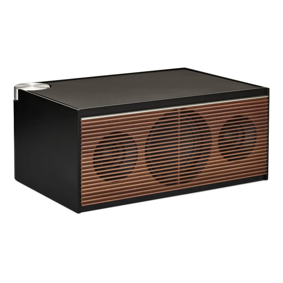 Enceinte en bois multiplis et noyer naturel 36x25x16cm PR Link - La Boite concept