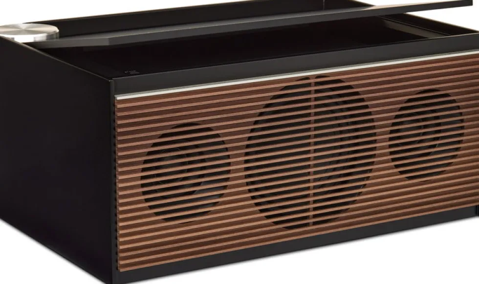 Enceinte en bois multiplis et noyer naturel 36x25x16cm PR Link - La Boite concept
