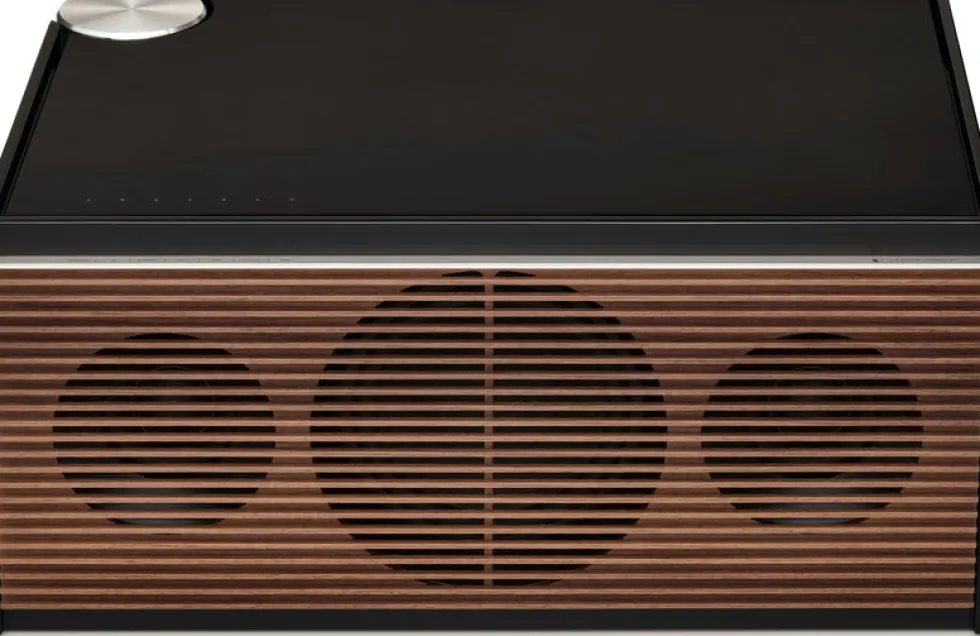 Enceinte en bois multiplis et noyer naturel 36x25x16cm PR Link - La Boite concept
