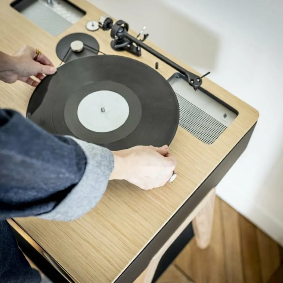 Enceinte en chêne LX Platine - La Boite concept
