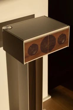 Enceinte en noyer beige 36x25x16cm Pr link - La boite concept