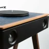 Enceinte en noyer et cuir édition limitée LX Platine SupaKitch - La Boite concept