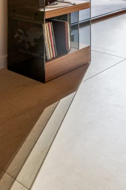 Enceinte hifi et platine vinyle en noyer 44x34x105cm Pr alta - La boite concept