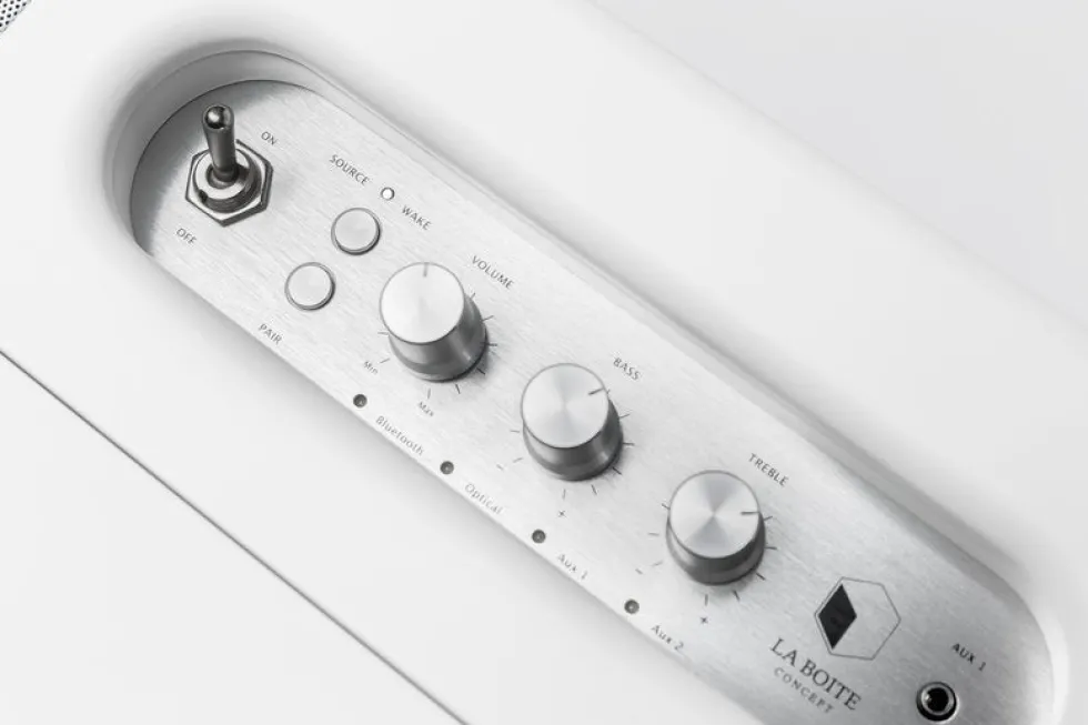 Enceinte multimédia bluetooth Cube Corian® Series - La Boite concept
