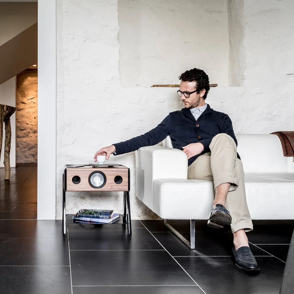 Enceinte multimédia bluetooth Cube Corian® Series - La Boite concept