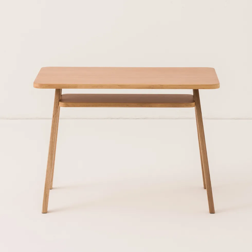 Ensemble bureau enfant avec 1 chaise en chêne massif naturel Growing Green - Nobodinoz