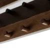 Etagère avec supports en chêne teinté foncé 118cm Epoch - Audo