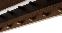 Etagère avec supports en chêne teinté foncé 118cm Epoch - Audo
