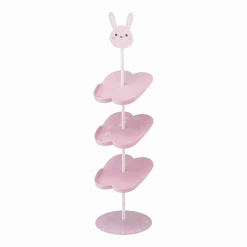 Etagère à chaussures pour enfants en acier rose - Yamazaki