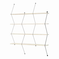 Etagère Climb en bouleau 120 cm Noir - La Chance