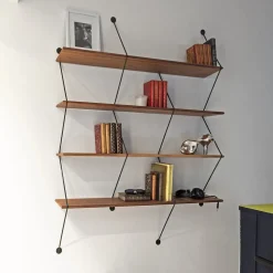 Etagère Climb en noyer 120 cm Multicolore - La Chance