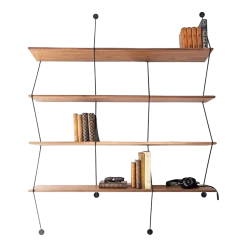 Etagère Climb en noyer mega noir - La Chance